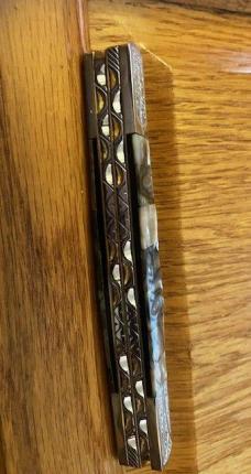 LARGE MUSKRAT SHEFFIELD COUTEL DID BY GRAHAM CLAYTON BEAUTIFUL 