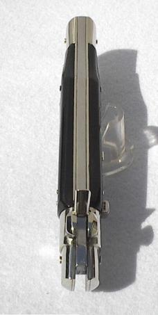NEW AGA CAMPOLIN 11" ( BLACK WIDOW ) BLACK HORN WITH MOTHER OF PEARL INLAYS, 5MM BLADE MANIAGO ITALY