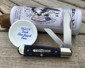 Great Eastern Cutlery 062219 Pemberton Dark Blue Jigged Bone Gorgeous