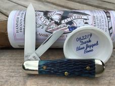 Great Eastern Cutlery 062219 Pemberton Dark Blue Jigged Bone Gorgeous!