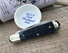 Great Eastern Cutlery 062219 Pemberton Dark Blue Jigged Bone Gorgeous!