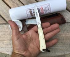 Great Eastern Cutlery P74525 Northfield Stingray Ivory Linen Micarta Fixed Blade