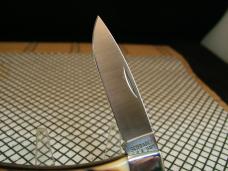 SCHRADE UNCLE HENRY 5UH BRUIN STAG DELRIN VINTAGE MINT USA LOCKBACK KNIFE WITH SCHRADE TOOLED SHEATH