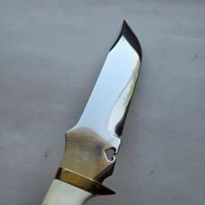 Custom George Tichbourne Handmade Riverboat Gambler Big Bowie Knife Stag Sheath