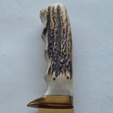 Custom George Tichbourne Handmade Riverboat Gambler Big Bowie Knife Stag Sheath