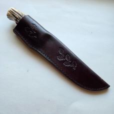 Custom George Tichbourne Handmade Riverboat Gambler Big Bowie Knife Stag Sheath