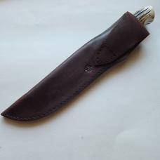 Custom George Tichbourne Handmade Riverboat Gambler Big Bowie Knife Stag Sheath