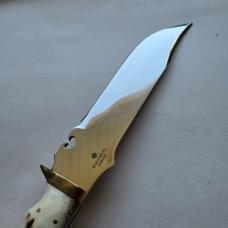 Custom George Tichbourne Handmade Riverboat Gambler Big Bowie Knife Stag Sheath