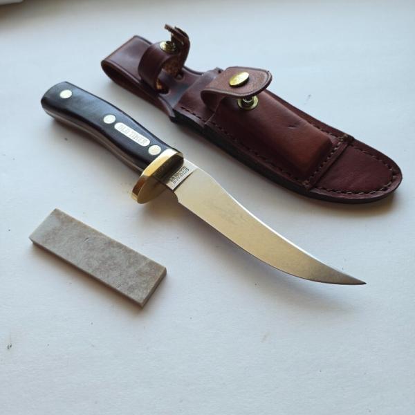 Vintage Schrade USA 160OT Mountain Lion Fixed Blade Knife Sheath Stone Sharp Vintage Schrade USA 160OT Mountain Lion Fixed Blade Knife Sheath Stone Sharp