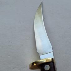 Vintage Schrade USA 160OT Mountain Lion Fixed Blade Knife Sheath Stone Sharp