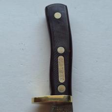 Vintage Schrade USA 160OT Mountain Lion Fixed Blade Knife Sheath Stone Sharp