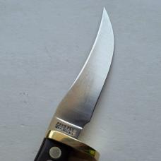 Vintage Schrade USA 160OT Mountain Lion Fixed Blade Knife Sheath Stone Sharp