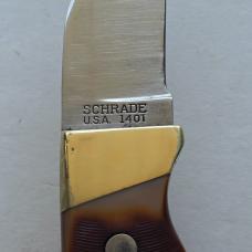 Vintage Schrade USA 140OT Old Timer Trail Boss Fixed Blade Knife w/ Sheath