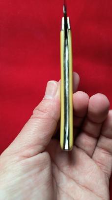 1974? Yellow synthetic barehead Slimline trapper