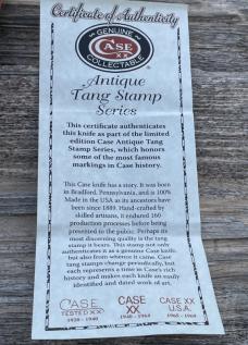 CASE XX ** SFO 2015 ANTIQUE TANG STAMP SERIES TRAPPER (HAS COA)