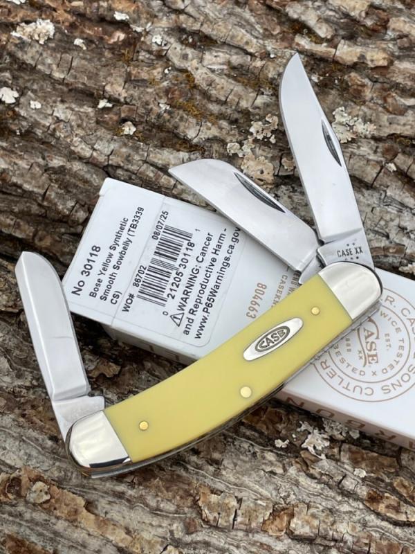 CASE XX ** 2025 YELLOW SYNTHETIC CS SOWBELLY CASE XX ** 2025 YELLOW SYNTHETIC CS SOWBELLY