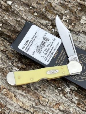 CASE XX  SFO SMOOTH YELLOW SYNTHETIC MINI COPPERLOCK