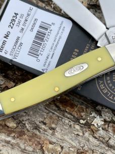 CASE XX ** SFO SMOOTH YELLOW SYNTHETIC 47 PATTERN STOCKMAN
