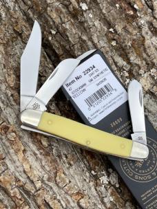 CASE XX ** SFO SMOOTH YELLOW SYNTHETIC 47 PATTERN STOCKMAN