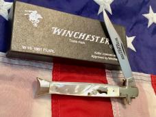 1991 Winchester Folder Knife (Mdl# 1901 P) w/ Great Mother of Pearl Handles