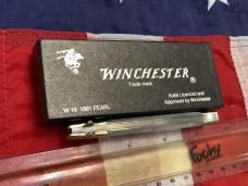 1991 Winchester Folder Knife (Mdl# 1901 P) w/ Great Mother of Pearl Handles