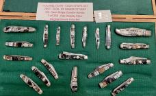 1 of 250 -Colonel Coon (by Queen) Set/Group of 20 w/ Prater Coon Stripe Handles -NOS in Orig boxes