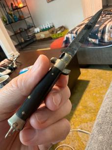 Rare stamped Made Italy 6 14cm Picklock with Bail