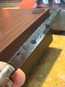 Rare stamped Made Italy 6 14cm Picklock with Bail