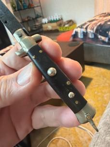 Rare stamped Made Italy 6 14cm Picklock with Bail
