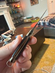 Rare stamped Made Italy 6 14cm Picklock with Bail