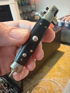 Rare stamped Made Italy 6 14cm Picklock with Bail