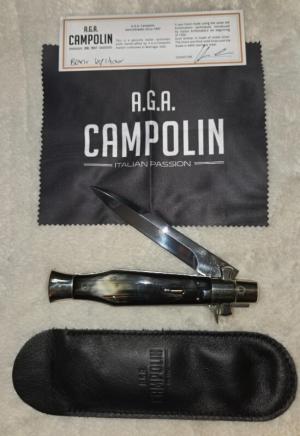 MINT - 5MM AGA CAMPOLIN BLACK WIDOW - BEAUTIFUL BRAZILIAN HORN