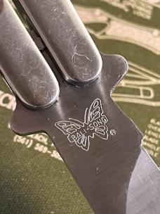 Benchmade model 45S 45 Serrated Bali-Song used