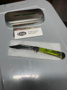 Case Happy Halloween knife Mini copper lock