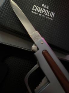 AGA CAMPOLIN “Gun” knife Switchblade NIB 