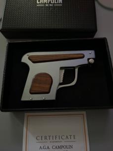 AGA CAMPOLIN “Gun” knife Switchblade NIB 