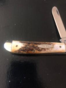 Case 52 SSP 10-Dot Stag Pocket Knife from Collector's Set 75th Anniversary 1905-1980 