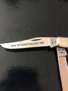 Case 52 SSP 10-Dot Stag Pocket Knife from Collector's Set 75th Anniversary 1905-1980 