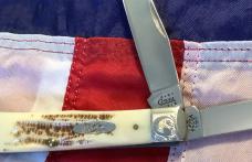 Case xx 2001 Trapper (Mdl# V6254 SS) w/ Vintage Bone Handles + Scrolled Bolsters -NOS