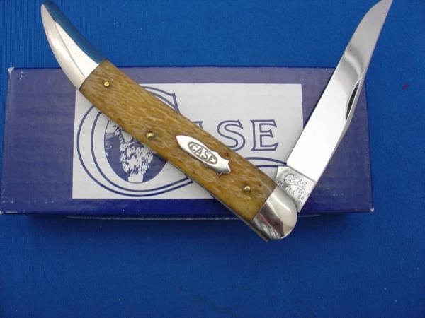 Case Classic 61095 Green Bone Handle .75 Toothpick Knife 