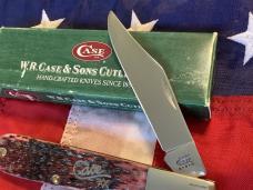 Case xx 2001 Big ole Grand Daddy Barlow (Mdl# 6143) w WOWZER Cranberry Bone Handles +Silver Script