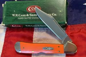 2005 Case xx Copperlock w Bright Orange Micrata Handles -NOS in Orig box 