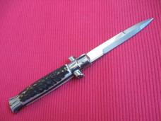 NEW ARMANDO BELTRAME 8" STAG Bayonet Blade ITALIAN STILETTO Knife