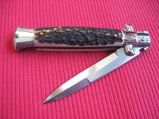 NEW ARMANDO BELTRAME 8" STAG Bayonet Blade ITALIAN STILETTO Knife