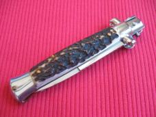 NEW ARMANDO BELTRAME 8" STAG Bayonet Blade ITALIAN STILETTO Knife