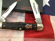 1990 Winchester Balllon Whittler (Mdl# 3902) w/ Nice Brown Bone Handles. -NOS in Orig Box