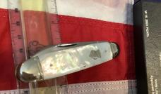 1991 Winchester Moose Knife (Mdl# 2991 P) w/ Super Fiery Mother of Pearl Handles -NOS n orig box