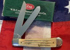 Case xx 2011 Trapper (Mdl# 6254 SS) w/ Antique Bone Handles -great looking knife! -NOS