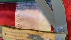Case xx 2011 Trapper (Mdl# 6254 SS) w/ Antique Bone Handles -great looking knife! -NOS
