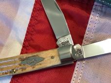 Case xx 2011 Trapper (Mdl# 6254 SS) w/ Antique Bone Handles -great looking knife! -NOS
